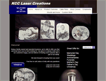 Tablet Screenshot of kcclasercreations.com